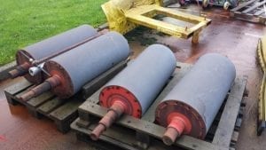 conveyor roller protected with Maxmet 400