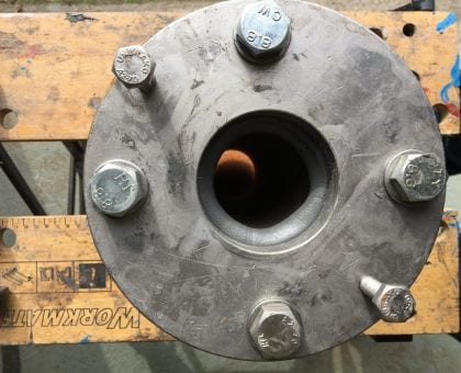 Flange face reforming