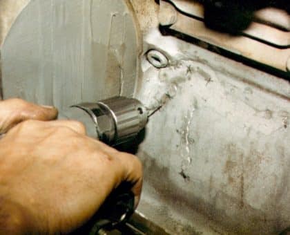 Epoxy repair to engine block
