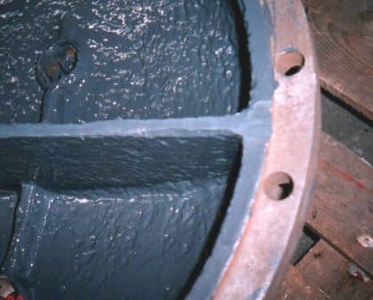 HEAT EXCHANGER END COVER COATING