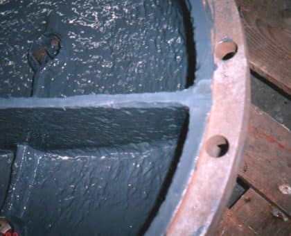 HEAT EXCHANGER END COVER COATING