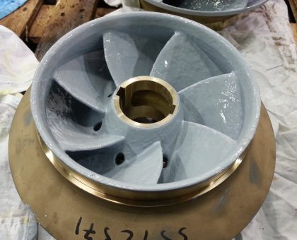 BRONZE PUMP IMPELLER COATING