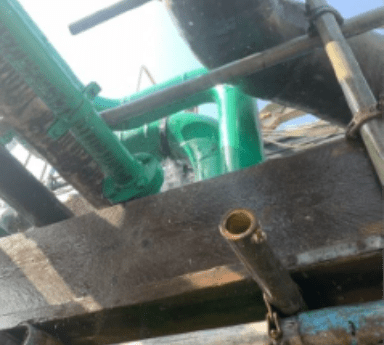 Leaking water pipe repair 1